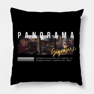 Panorama Art Artist Pillow