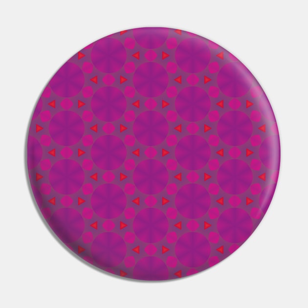 Magenta colorful pattern Pin by MarjanShop