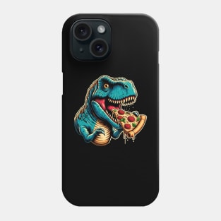 Tyrannosaurus Rex Eating Pizza Phone Case