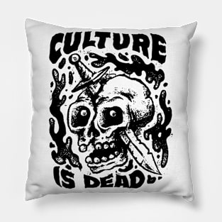 Rebel Culture Skull Pillow