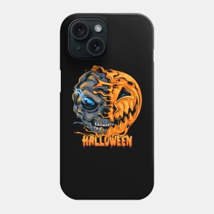 Pumpkin Skull Phone Case