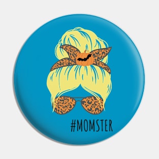 Blonde Momster Pin