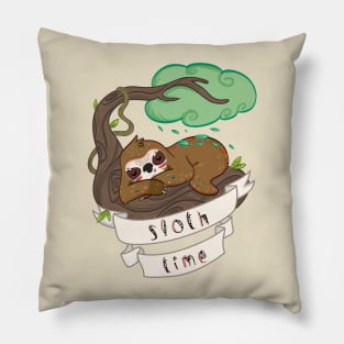 Be lazy Be Sloth ! Pillow