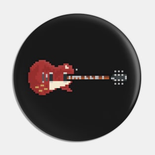 Pixel Red Page Deluxe #3 Guitar Pin