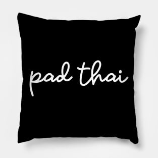 pad thai - white Pillow