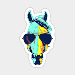 Horse with Sunglasses Magnet