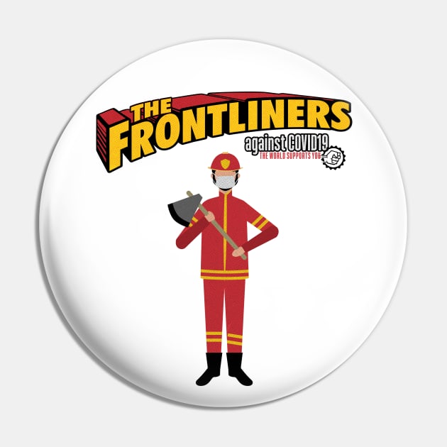 The Frontliners firefighters Pin by opippi