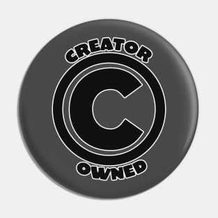 CREATOR OWNED Pin