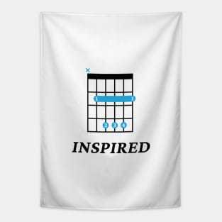 B Inspired B Guitar Chord Tab Light Theme Tapestry