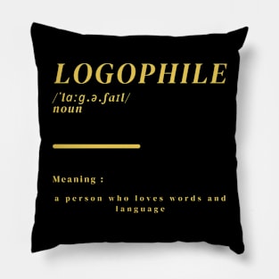 Word Logophile Pillow