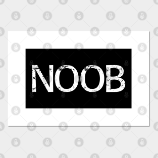 Noob Posters And Art Prints Teepublic - roblox no noobs poster design classic t shirts lettering