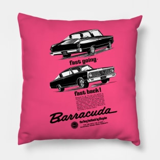 1966 PLYMOUTH BARRACUDA (Canadian) - advert Pillow