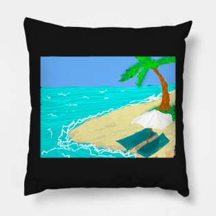 Beachy scene Pillow