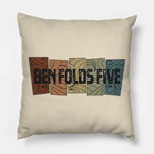 Ben Folds Five - Retro Pattern Pillow