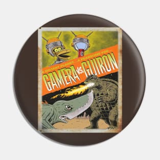 Mystery Science Rusty Barn Sign 3000 - Gamera vs Gurion Pin