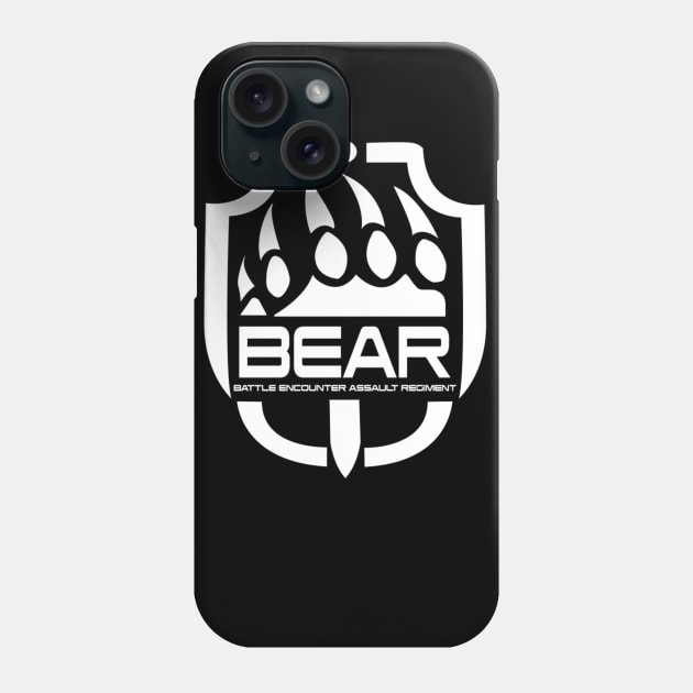 Escape From Tarkov BEAR big white logo Phone Case by Random_Design