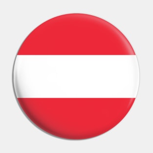 Austrian Flag in its Official Colors Pin