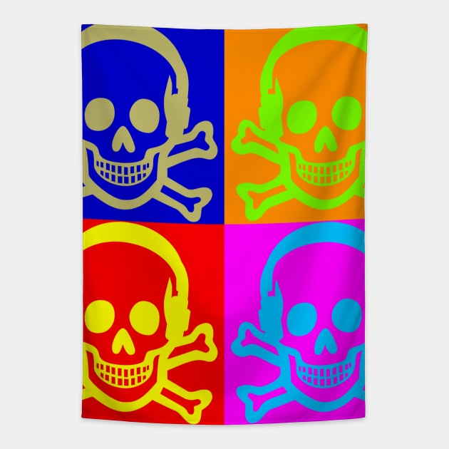 Big Podcast "Pirate Podcast" - Warhol Style 1 Tapestry by Big Podcast