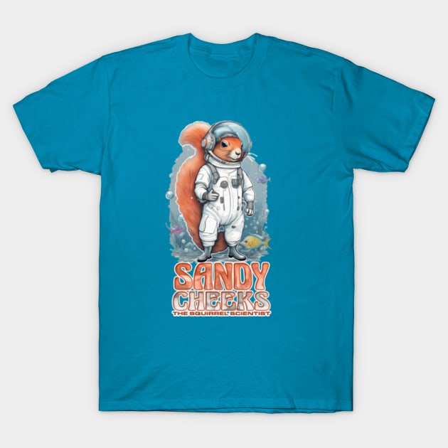 Sandy Cheeks: the Squirrel Scientist - Spongebob - T-Shirt | TeePublic