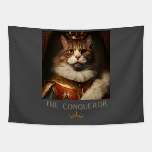 THE CONQUEROR CAT Tapestry