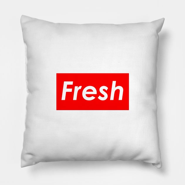 Fresh (Red) Pillow by Graograman