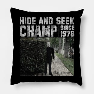 Hide And Seek Camp Vintage Pillow