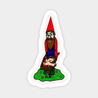 Zombie Gnome Magnet