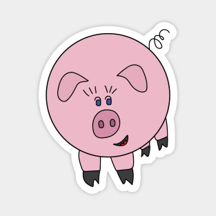 Cute Chubby Pig Magnet