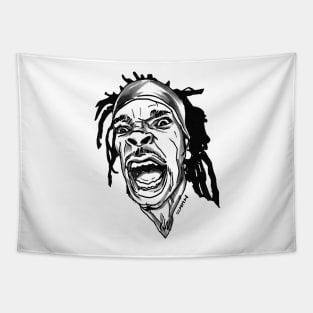 Old School Busta Dreadlocks Tapestry