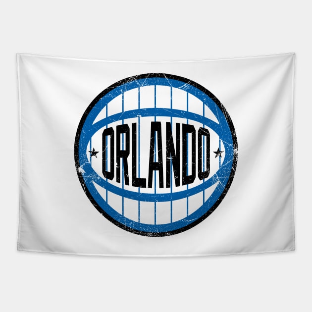 Orlando Retro Ball - White Tapestry by KFig21