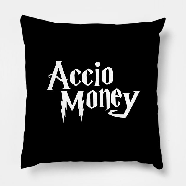 Accio Money Pillow by rainoree