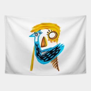 face bird Tapestry