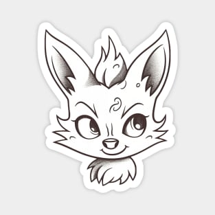 Little foxy face Magnet