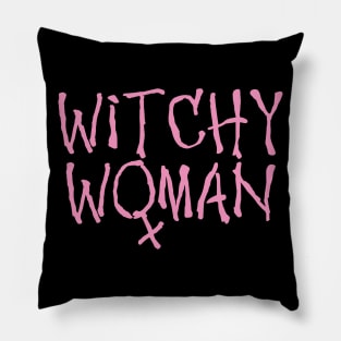 Wiccan Occult Witchcraft Witchy Woman Pillow