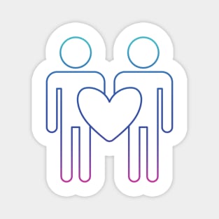 Loving Couple Design Magnet