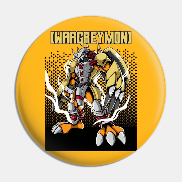 Wargreymon Pin by djankrixzstudio