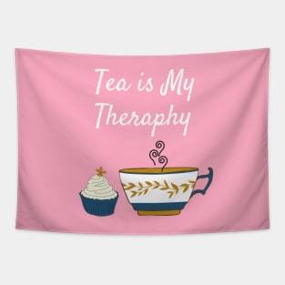 Tea is My Therapy Tapestry