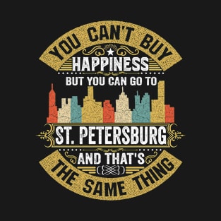 St. Petersburg City Florida State USA Flag Native American T-Shirt