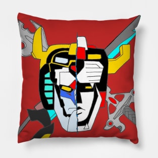 Voltron Old and New Pillow