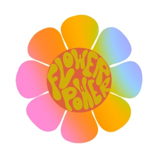 Flower power - rainbow flower T-Shirt