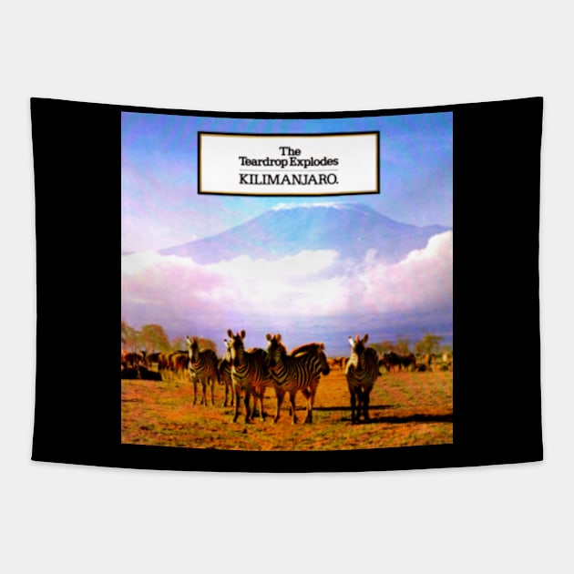 Kilimanjaro 1980 Throwback U.K. New Wave Post Punk Tapestry by AlternativeRewind