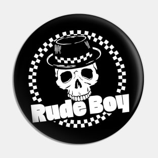 RudeBoy Skull Pin