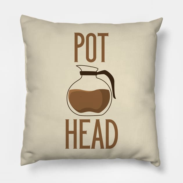 Pot Head Pillow by Cosmo Gazoo