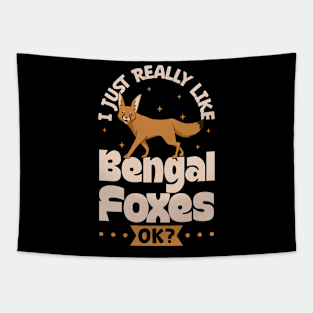 I just really love Bengal Foxes - Bengal Fox Tapestry