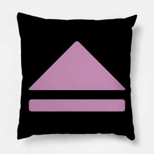 Eject Button - pink Pillow