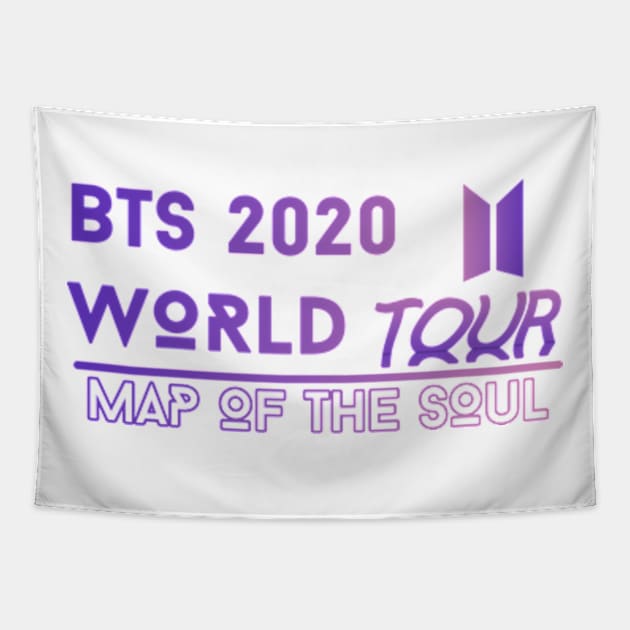 BTS 2020 World Tour Tapestry by hallyupunch