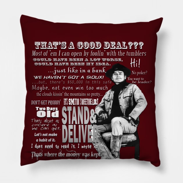 Hannibal Heyes Quotes Pillow by WichitaRed