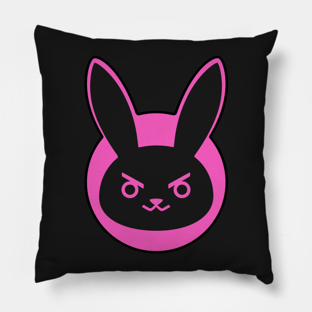 Overwatch D Va Logo Bunny Overwatch Pillow Teepublic Au