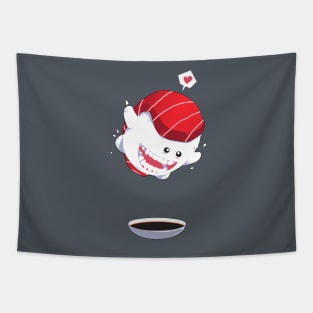 Tuna Sushi Cannon ball Tapestry