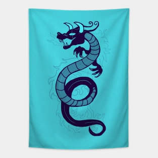 Year Of The Dragon | Ice Version Tapestry